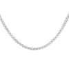 14ct White Gold Diamond Cut Box Chain