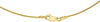 18ct Yellow Gold Round Slim Omega Chain
