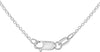 9ct White Gold Round Slim Belcher Links Chain