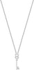 Висулка с диамантен ключ от 9ct бяло злато 0,05ct