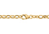 18ct Yellow Gold 130 Oval Belcher Chain Necklace