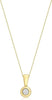 18ct Yellow Gold 0.25ct Diamond Doughnut Pendant