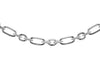 Sterling Silver 80 Diamond Cut Oval Belcher Chain