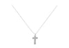 Sterling Silver Braided Cross Necklace