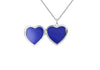 Sterling Silver Filigree Heart Zirconia Locket Pendant
