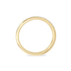 Gold Plated Silver 0.17ct Diamond Half Eternity Ring