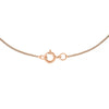 18ct Rose Gold 25 Diamond Cut Slim Curb Chain
