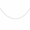 Platinum 20 Twist Slim Curb Chain