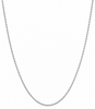 9ct White Gold 60 Diamond Cut Rope Chain