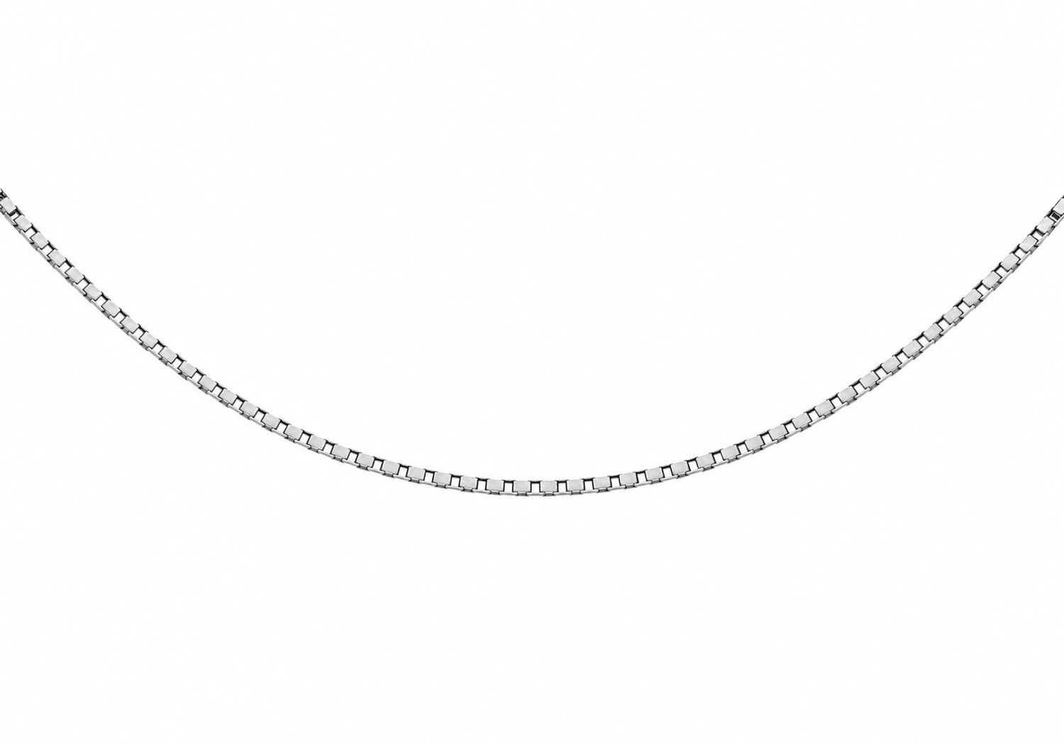Sterling Silver 115 Ultra-Slim Adjustable  Box Chain