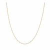 9ct Yellow Gold 50 Diamond Cut Figaro Chain