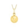 9ct Yellow Gold Football Pendant