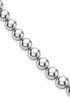 Sterling Silver Polished Bead Chain Necklace