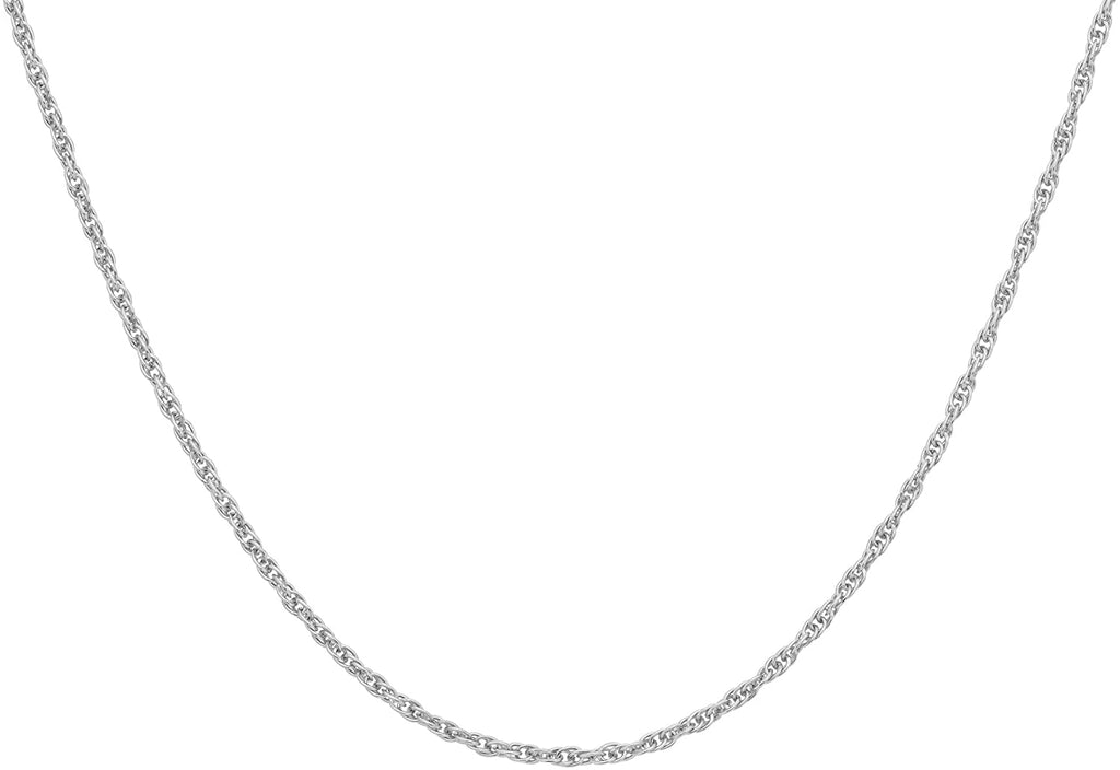 9ct White Gold 16 Prince of Wales Chain
