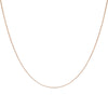 Rose Gold Plated Sterling Silver Curb Chain