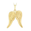 9ct Yellow Gold Angel Wings Pendant