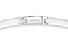Hoxton London Men's Sterling Silver Bamboo Woven Pattern Bar Oxidised  Bracelet