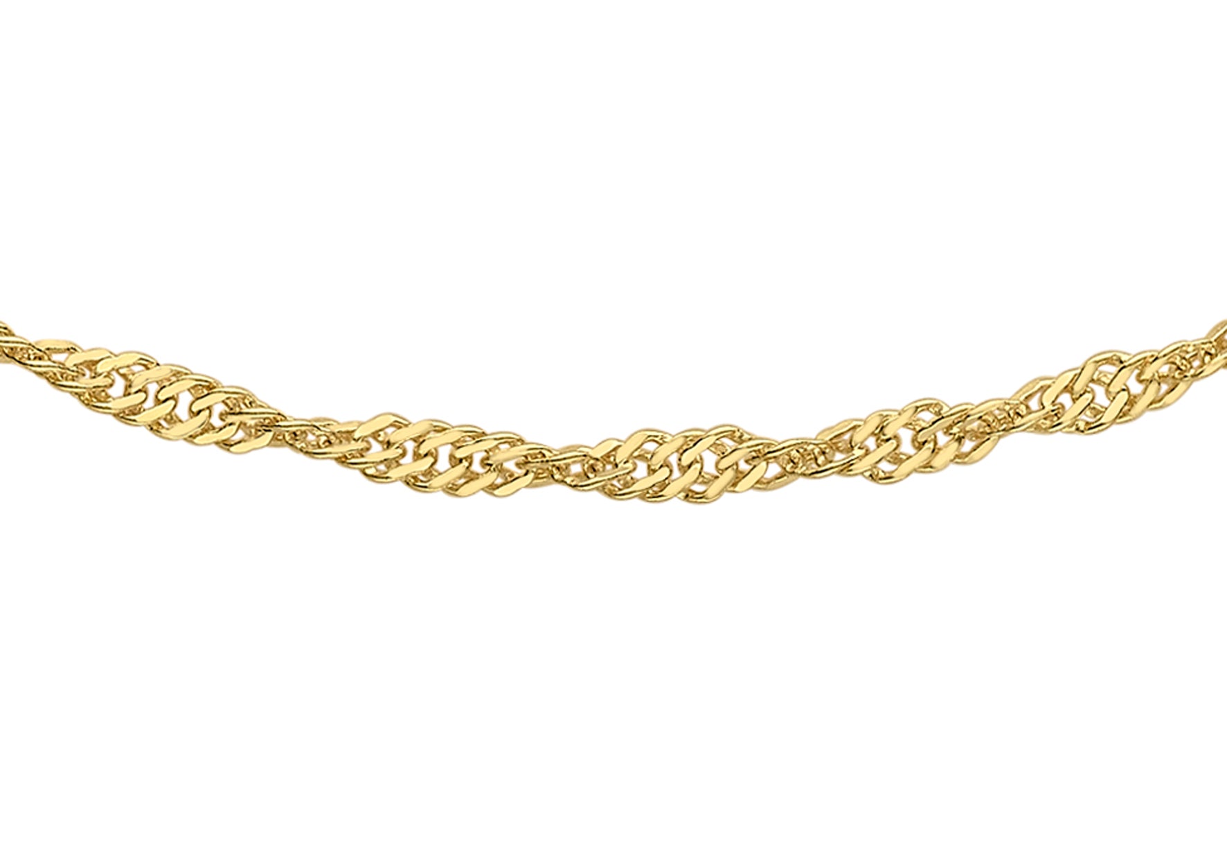 9ct 25 TWIST Curb 20"9