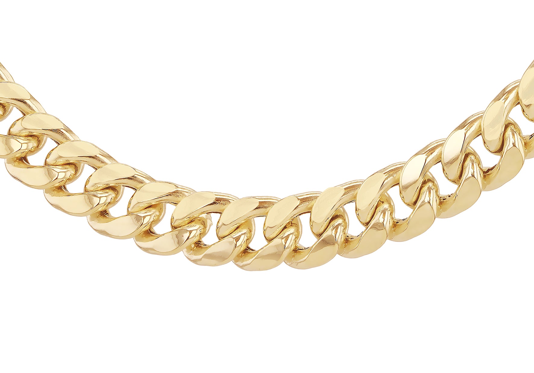 9ct Yellow Cuban Link Chain