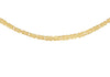 9ct Gold Mini Squares Byzantine Chain Necklace