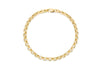 9ct Yellow Gold Hollow Belcher  Bracelet 18m/7"9