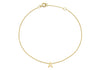 9ct Yellow Gold Initial Letter Bracelet