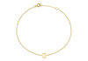 9ct Yellow Gold Initial Letter Bracelet