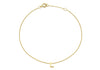 9ct Yellow Gold Initial Letter Bracelet