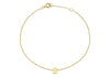 9ct Yellow Gold Initial Letter Bracelet