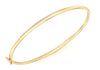 9ct Yellow Gold Patterned Edge Bangle