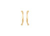 9ct Yellow Gold Twirl Hoop Creole Earrings
