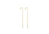 9ct Yellow Gold Bar Chain Drop Earrings