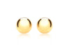 9ct Gold 5mm Polished Child's Stud Earrings 