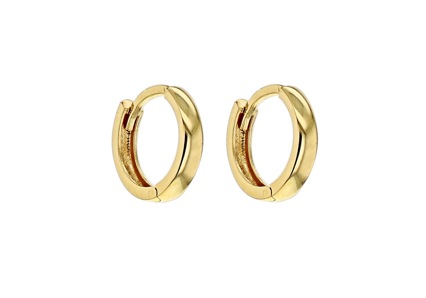 9ct Yellow Gold Huggy Hoop Earrings