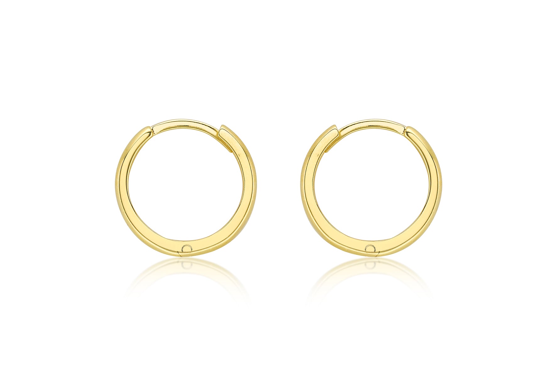 9ct Yellow Gold Huggy Hoop Earrings