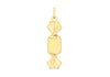 9ct Yellow Gold Toffee Pendant