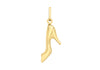9ct Yellow Gold Stiletto Shoe Pendant