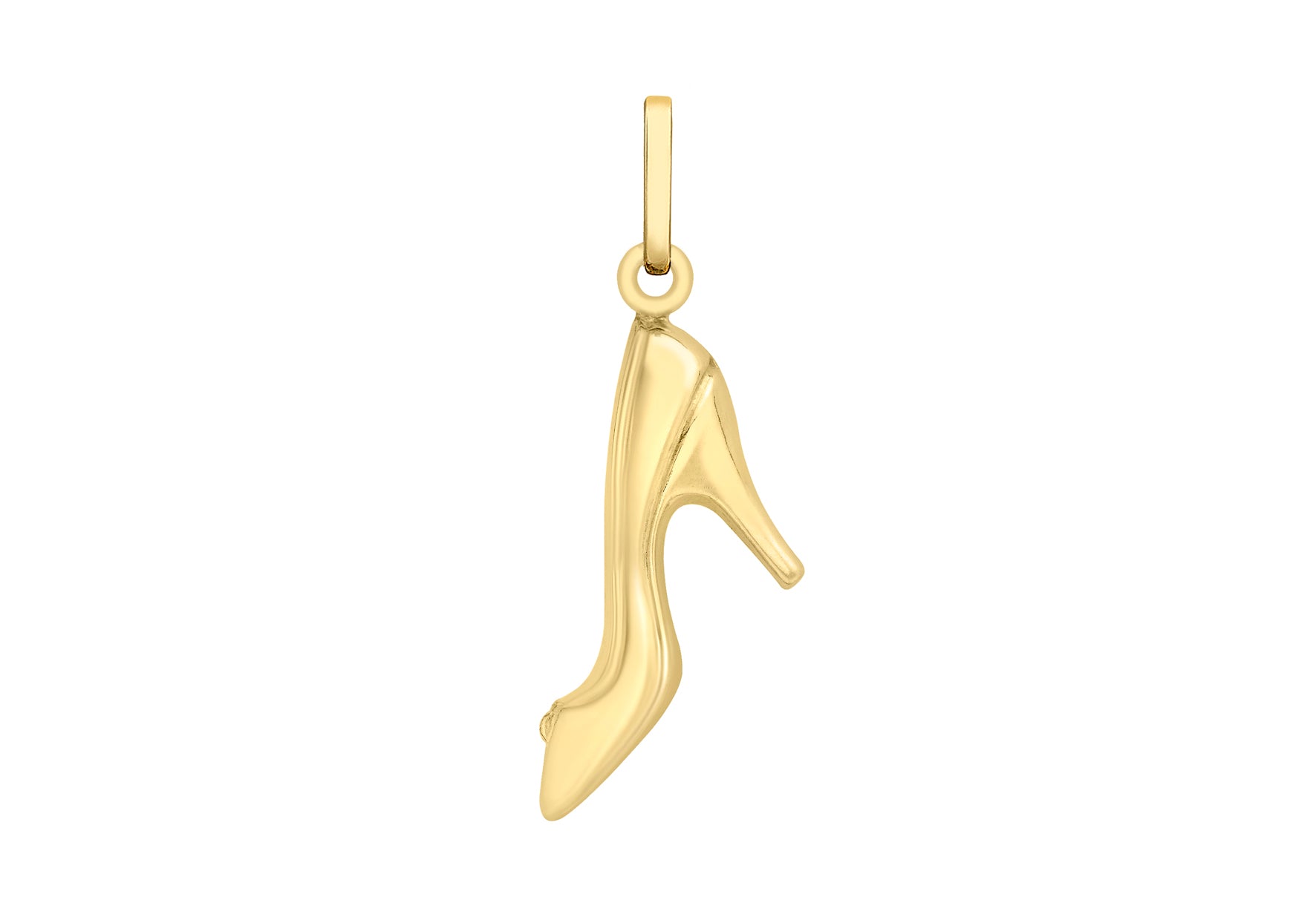 9ct Yellow Gold Stiletto Shoe Pendant