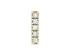 9ct Yellow Gold 0.25t Princess Cut Diamond Pendant