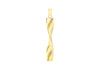 9ct Yellow Gold Twist Drop Pendant