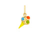 9ct Yellow Gold Enamel Ice Cream Pendant