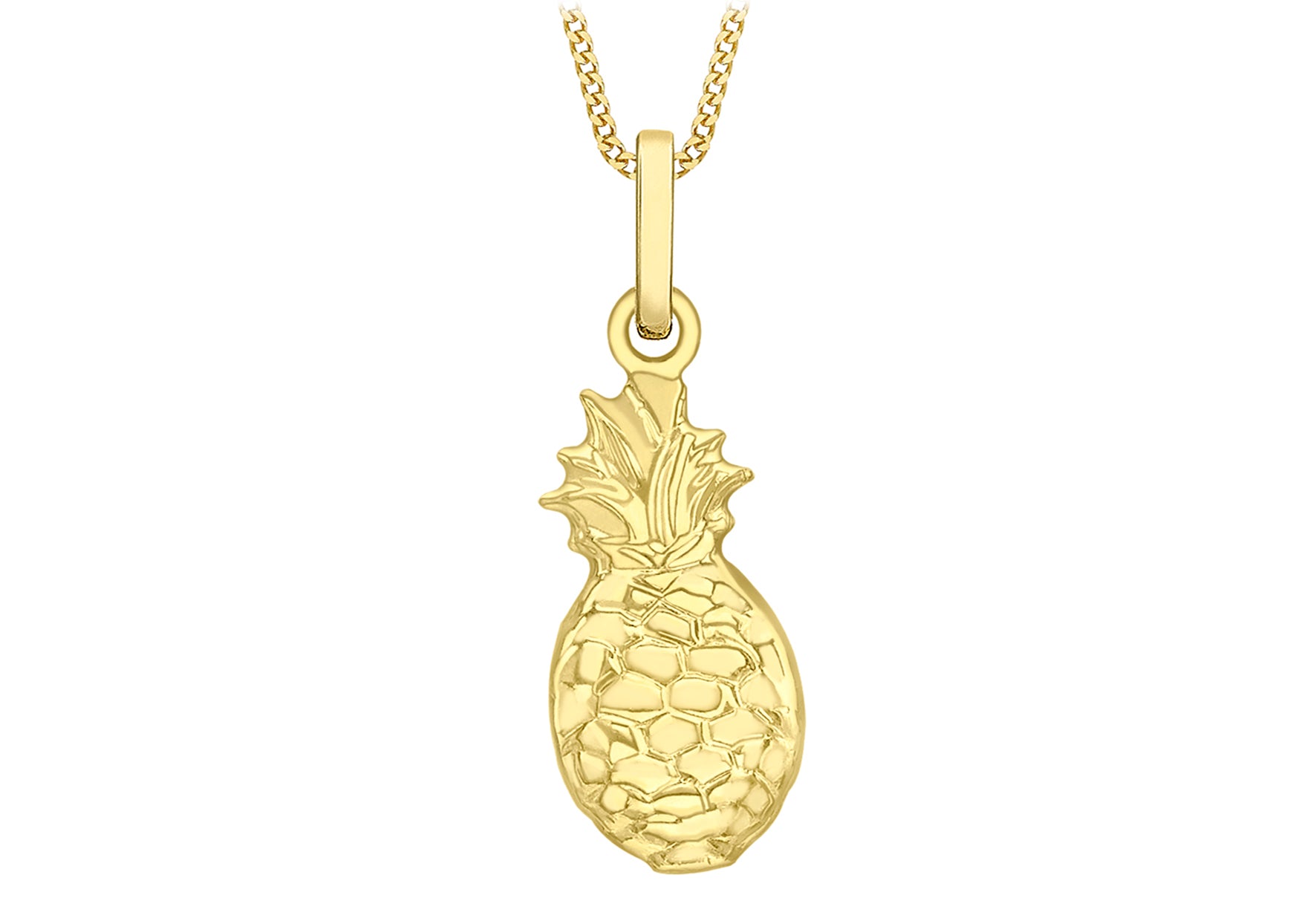 9ct Yellow Gold Pineapple Pendant