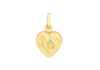9ct Yellow Gold Engraved Heart Pendant