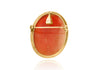 9ct Yellow Gold 0.01ct Diamond Cameo Pendant & Brooch