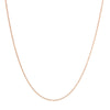9ct Rose Gold 50 Diamond Cut Curb Chain