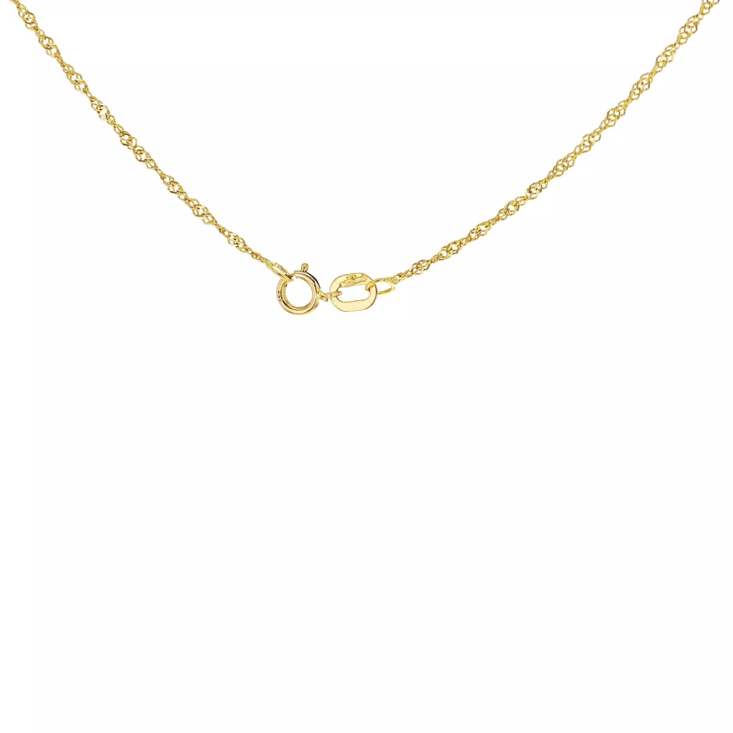 18ct Yellow Gold 20 Twist Curb Chain
