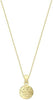 9ct Yellow Gold Hexagon Diamond Cut Ball Pendant