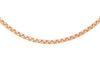9ct Rose Gold 36 Diamond Cut Box Belcher Chain
