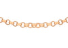9ct Rose Gold Round Belcher Chain