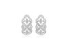 9ct White Gold 0.12t Diamond Filigree Earrings